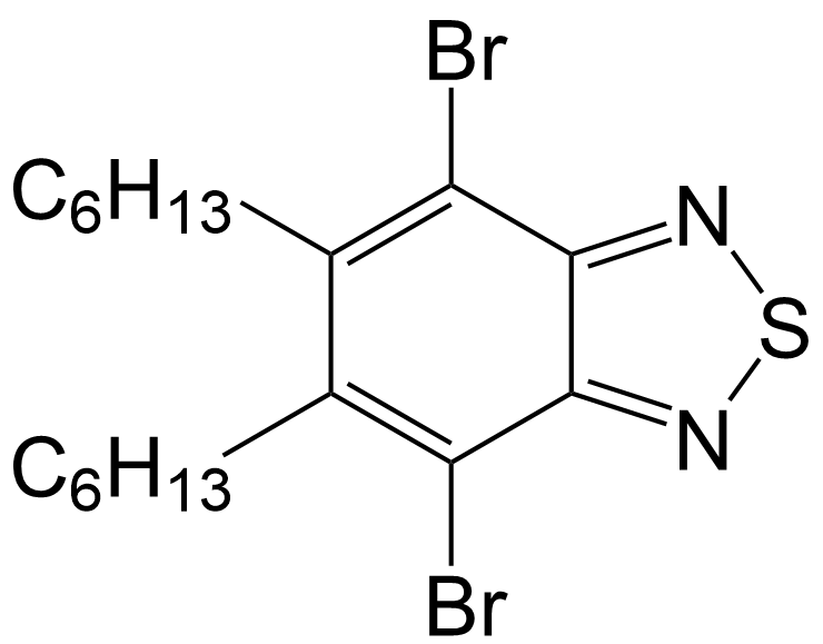 4,7-二溴-5,6-二己基苯并[c] [1,2,5]噻二唑/
